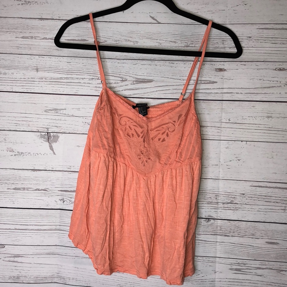 Forever 21 brand cropped tank top